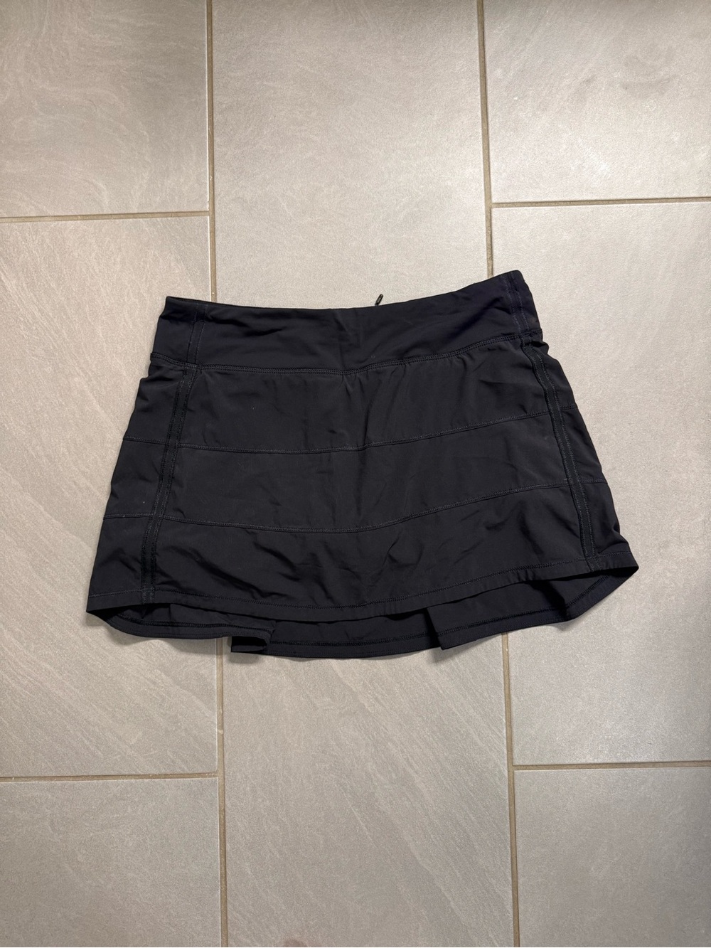 lululemon athletica Black Athletic Skort with Built-In Shorts